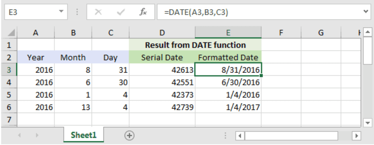 Date function in Excel and how to use? - MENTOR ME CAREERS