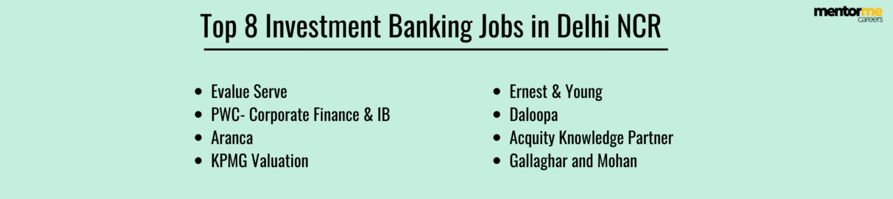 Top Jobs in Investment Banking in Delhi