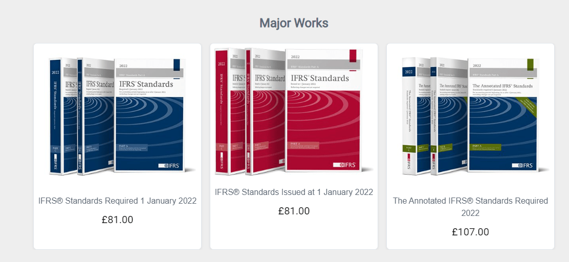 IFRS BOOKS BY IFRS