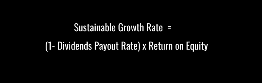valuation interview question sustainable growth rate