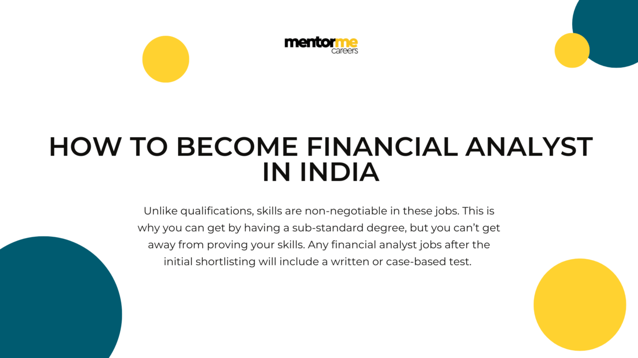 How to become a financial analyst in India