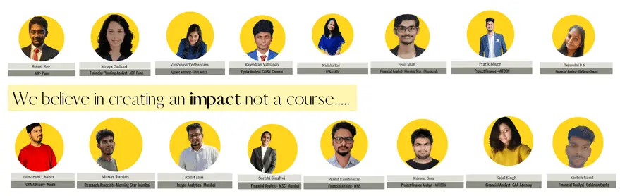 placements of mentor me students with financial modeling course with placement