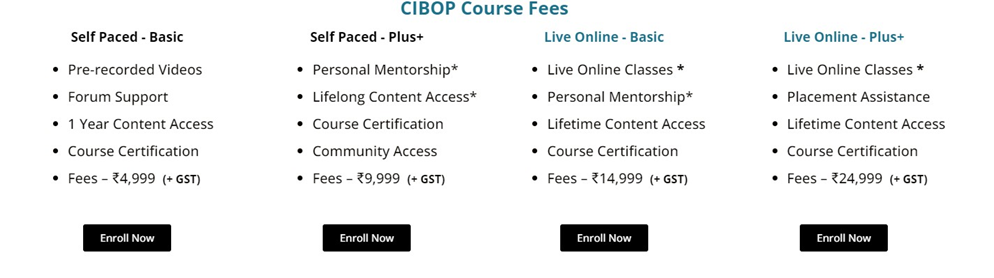 investment banking course fees in delhi