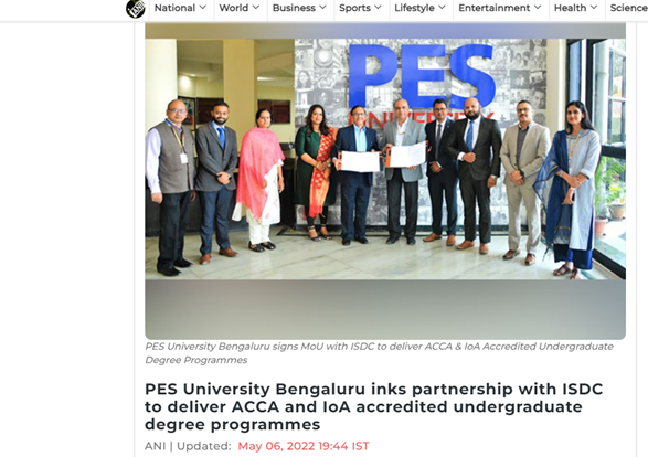 ACCA INTEGRATED COURSE BY ISDC AND PES
