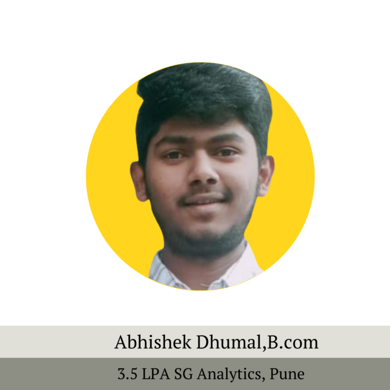 Abhishek financial modeling placed student