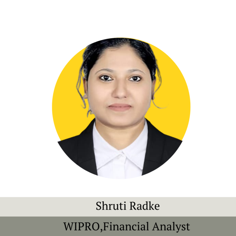 Shruti CIBOP Placed student