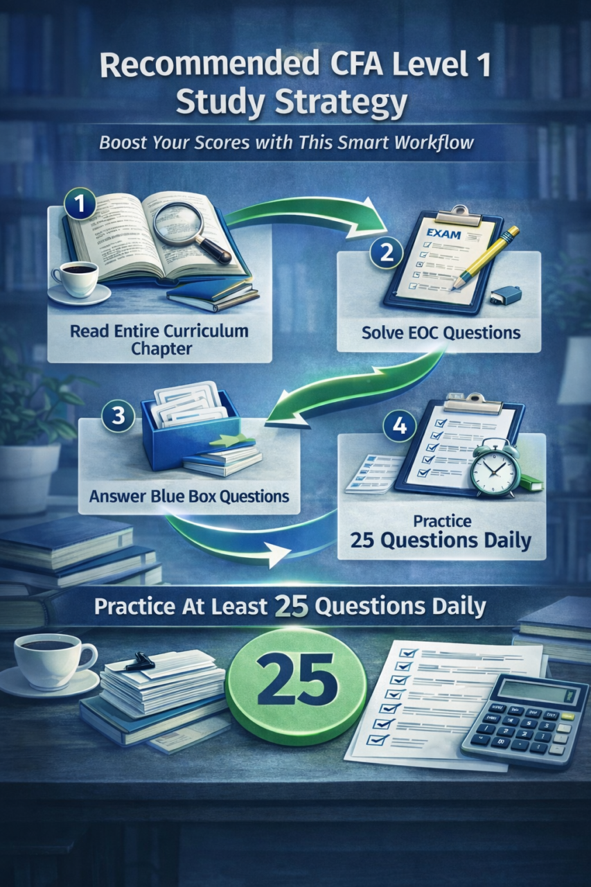 how to study for CFA Level 1