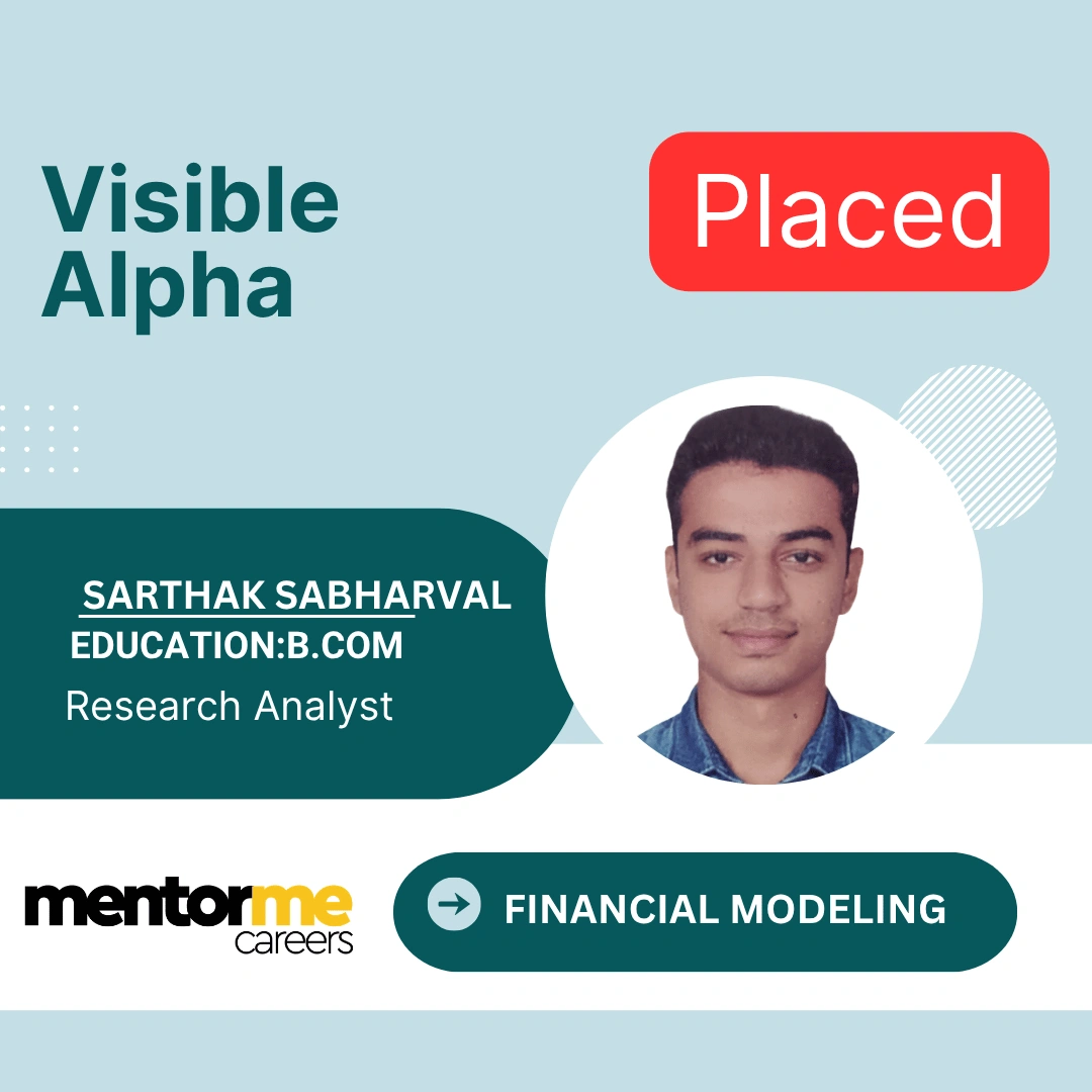 Financial modelling course in Mumbai placement photo