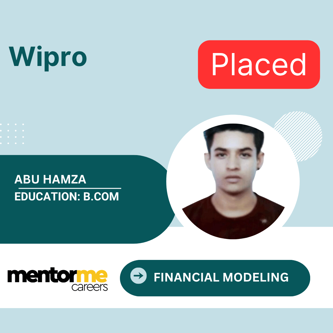 MentorMeCareers finance placement proof