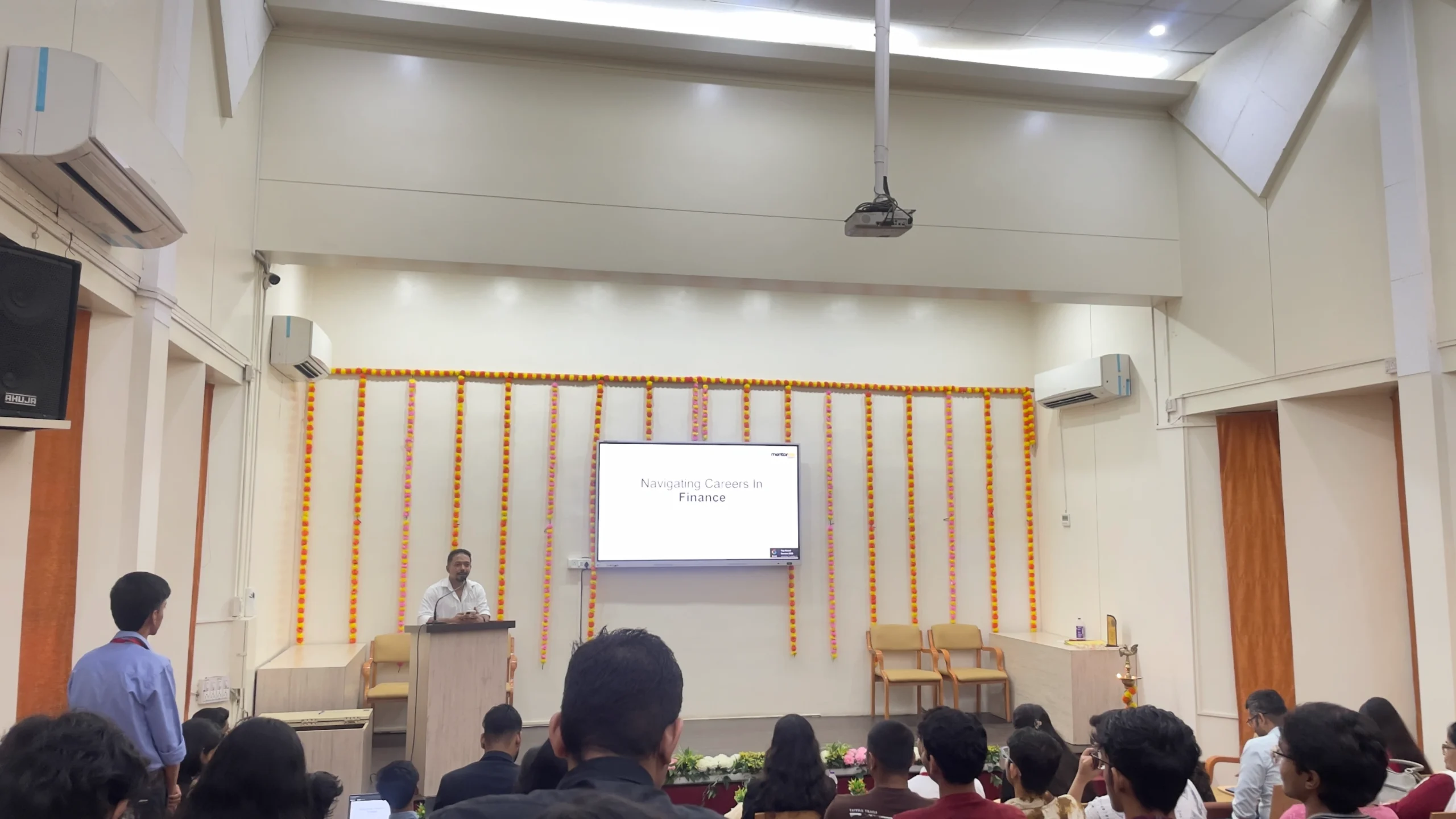 MentorMeCareers finance workshop at Symbiosis Pune