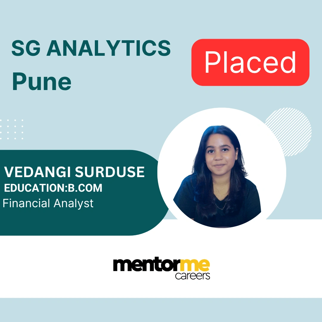 Vedangi Surduse placed student MentorMeCareers